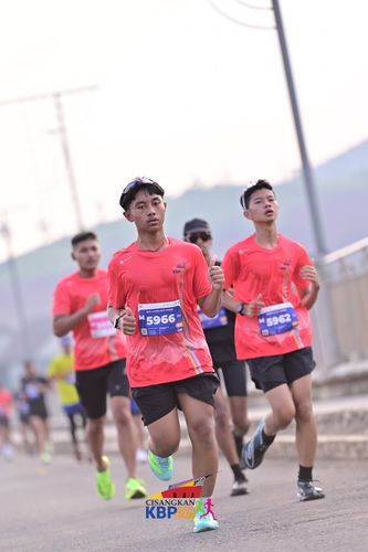 Race photo from CISANGKAN KBP CITY RUN 2025