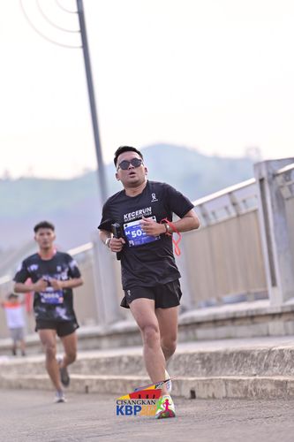 Race photo from CISANGKAN KBP CITY RUN 2025