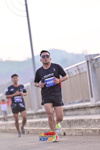 Race photo from CISANGKAN KBP CITY RUN 2025