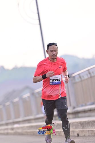 Race photo from CISANGKAN KBP CITY RUN 2025