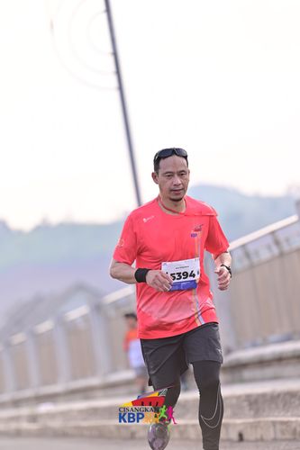 Race photo from CISANGKAN KBP CITY RUN 2025