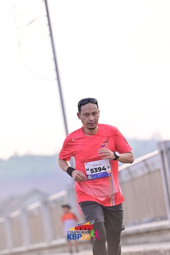 Race photo from CISANGKAN KBP CITY RUN 2025
