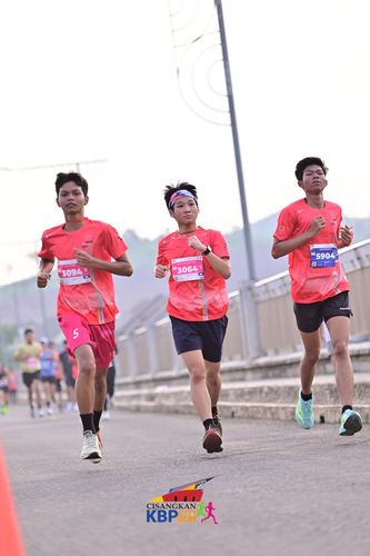 Race photo from CISANGKAN KBP CITY RUN 2025