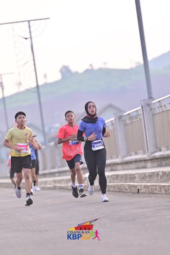 Race photo from CISANGKAN KBP CITY RUN 2025