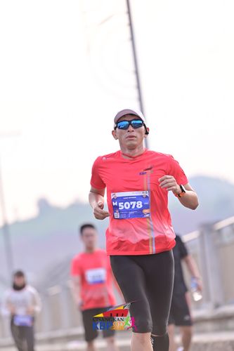Race photo from CISANGKAN KBP CITY RUN 2025