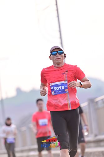Race photo from CISANGKAN KBP CITY RUN 2025