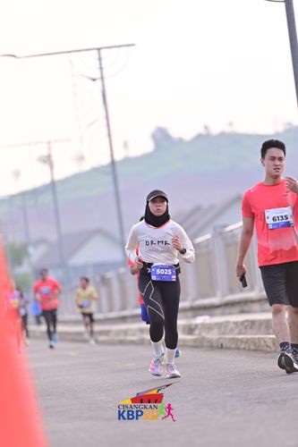 Race photo from CISANGKAN KBP CITY RUN 2025