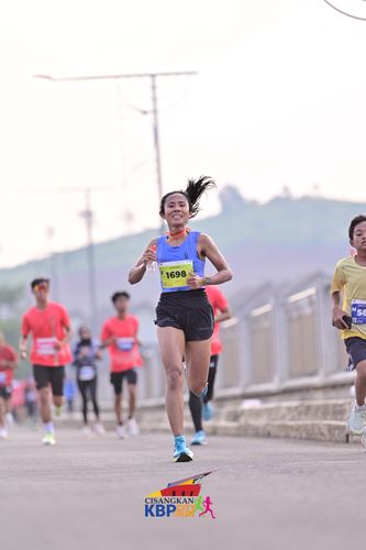 Race photo from CISANGKAN KBP CITY RUN 2025