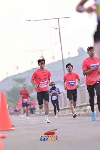 Race photo from CISANGKAN KBP CITY RUN 2025