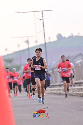 Race photo from CISANGKAN KBP CITY RUN 2025