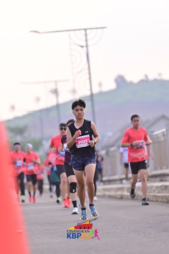 Race photo from CISANGKAN KBP CITY RUN 2025