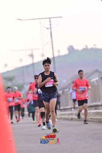 Race photo from CISANGKAN KBP CITY RUN 2025