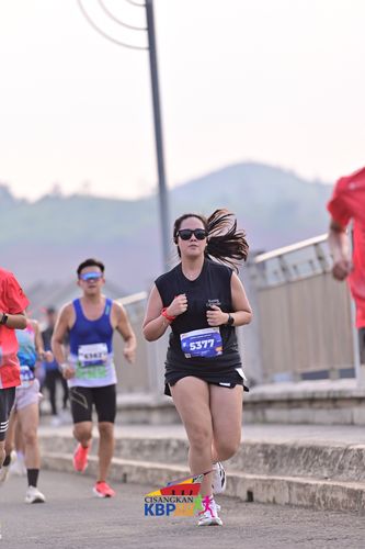 Race photo from CISANGKAN KBP CITY RUN 2025