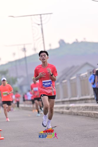 Race photo from CISANGKAN KBP CITY RUN 2025