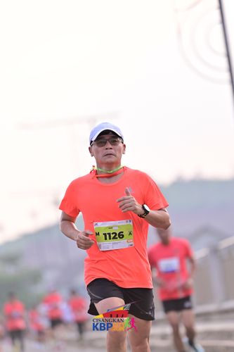 Race photo from CISANGKAN KBP CITY RUN 2025