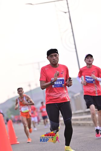 Race photo from CISANGKAN KBP CITY RUN 2025