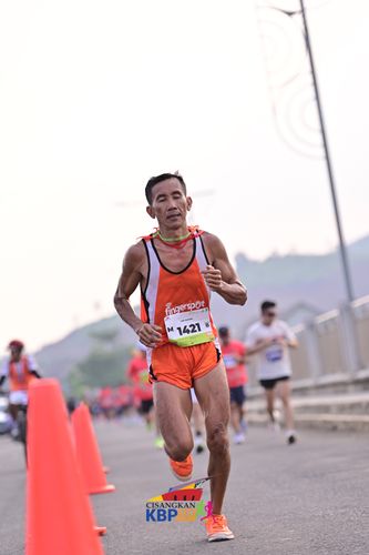 Race photo from CISANGKAN KBP CITY RUN 2025