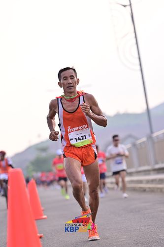 Race photo from CISANGKAN KBP CITY RUN 2025