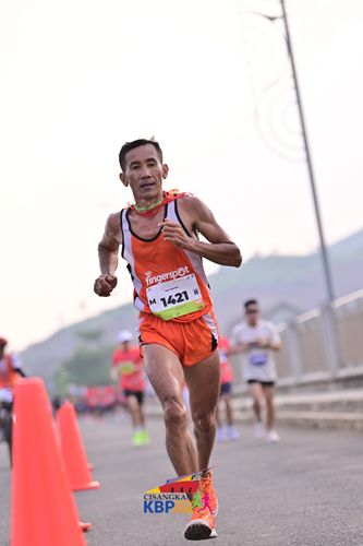 Race photo from CISANGKAN KBP CITY RUN 2025