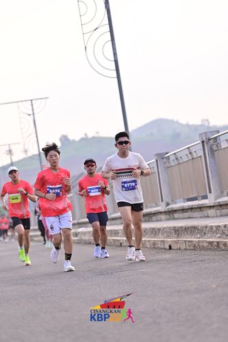 Race photo from CISANGKAN KBP CITY RUN 2025