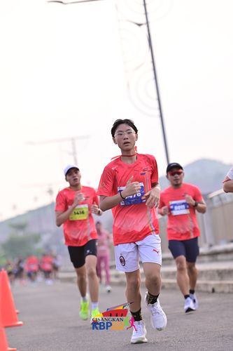 Race photo from CISANGKAN KBP CITY RUN 2025