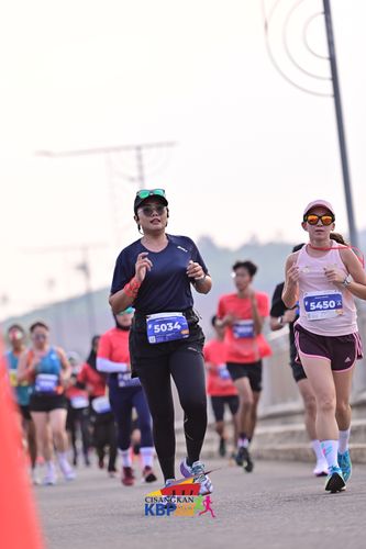 Race photo from CISANGKAN KBP CITY RUN 2025