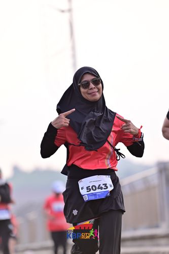 Race photo from CISANGKAN KBP CITY RUN 2025
