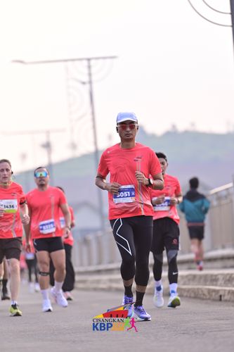 Race photo from CISANGKAN KBP CITY RUN 2025