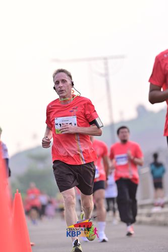 Race photo from CISANGKAN KBP CITY RUN 2025