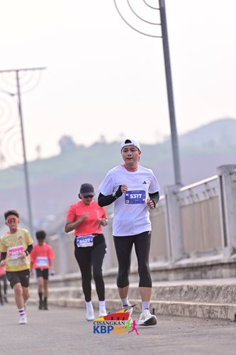Race photo from CISANGKAN KBP CITY RUN 2025