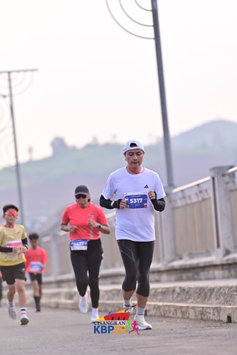 Race photo from CISANGKAN KBP CITY RUN 2025