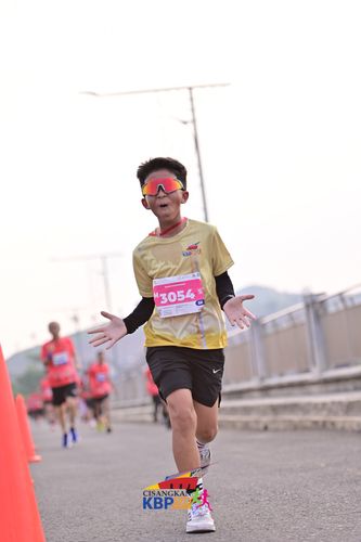 Race photo from CISANGKAN KBP CITY RUN 2025