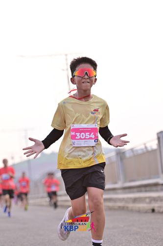 Race photo from CISANGKAN KBP CITY RUN 2025
