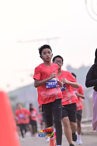 Race photo from CISANGKAN KBP CITY RUN 2025
