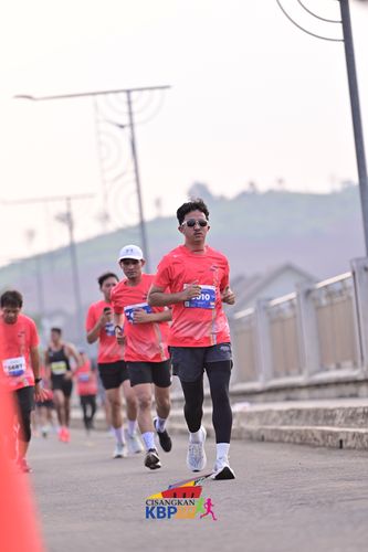 Race photo from CISANGKAN KBP CITY RUN 2025