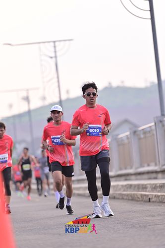 Race photo from CISANGKAN KBP CITY RUN 2025