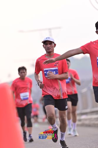 Race photo from CISANGKAN KBP CITY RUN 2025
