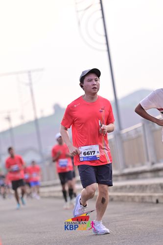 Race photo from CISANGKAN KBP CITY RUN 2025