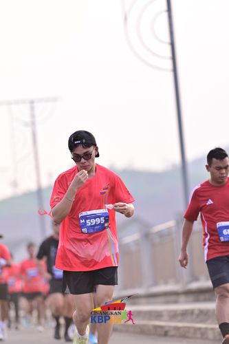 Race photo from CISANGKAN KBP CITY RUN 2025
