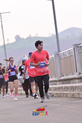 Race photo from CISANGKAN KBP CITY RUN 2025