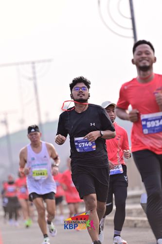 Race photo from CISANGKAN KBP CITY RUN 2025