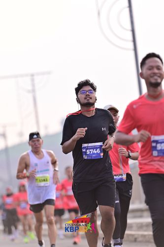 Race photo from CISANGKAN KBP CITY RUN 2025