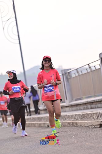Race photo from CISANGKAN KBP CITY RUN 2025