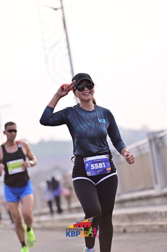 Race photo from CISANGKAN KBP CITY RUN 2025