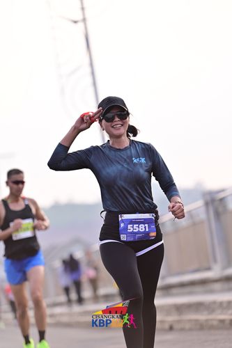 Race photo from CISANGKAN KBP CITY RUN 2025