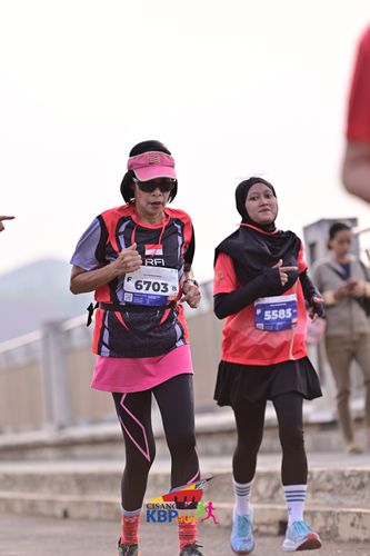 Race photo from CISANGKAN KBP CITY RUN 2025