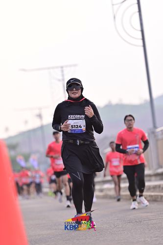 Race photo from CISANGKAN KBP CITY RUN 2025