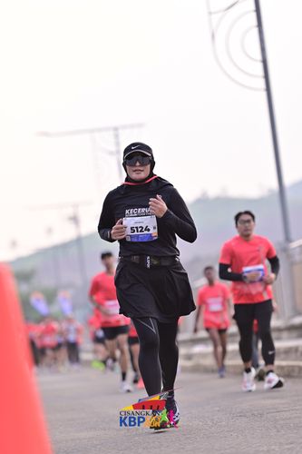 Race photo from CISANGKAN KBP CITY RUN 2025