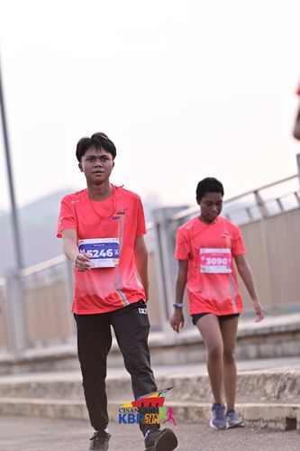 Race photo from CISANGKAN KBP CITY RUN 2025