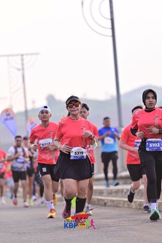 Race photo from CISANGKAN KBP CITY RUN 2025
